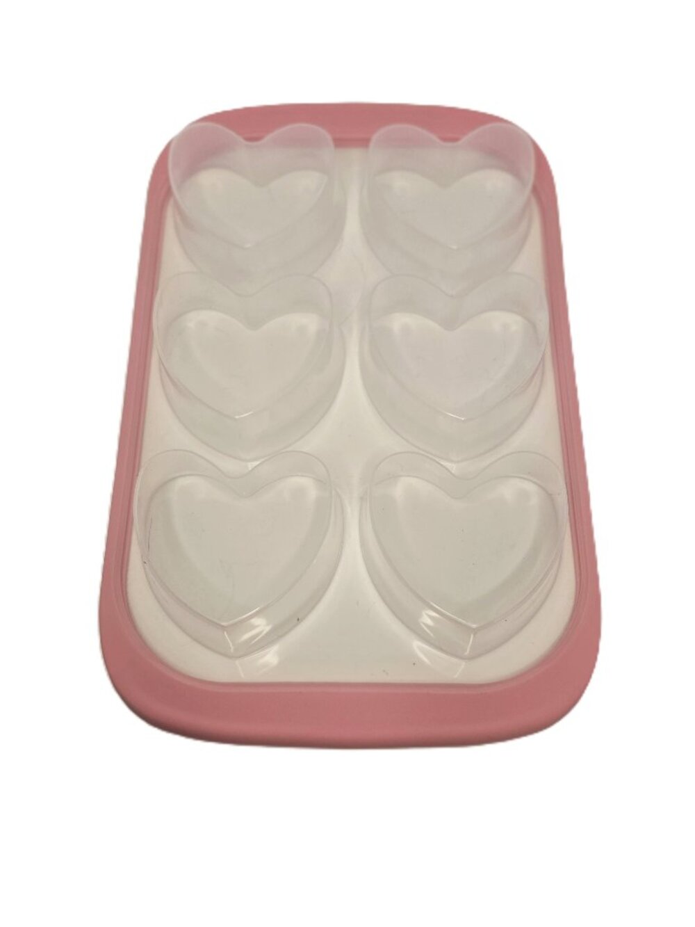 Henning Lee Look & Cook Heart Shape Baking Pan Silicone 6-Cup New Muffins Cake